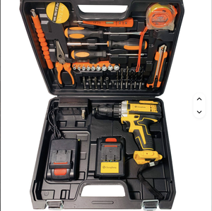 21V Rechargeable Cordless Impact Drill Set Multifunctional Battery Hand Home Portable <b>Power</b> Screwdriver <b>Tool</b> Kits DM-3 DM-3 - Product Image 3