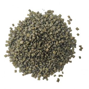 Modified PA5 Nylon 6 Plastic Granules Green Gray Color Square Shape Raw Material for Injection Molding - Product Image 1