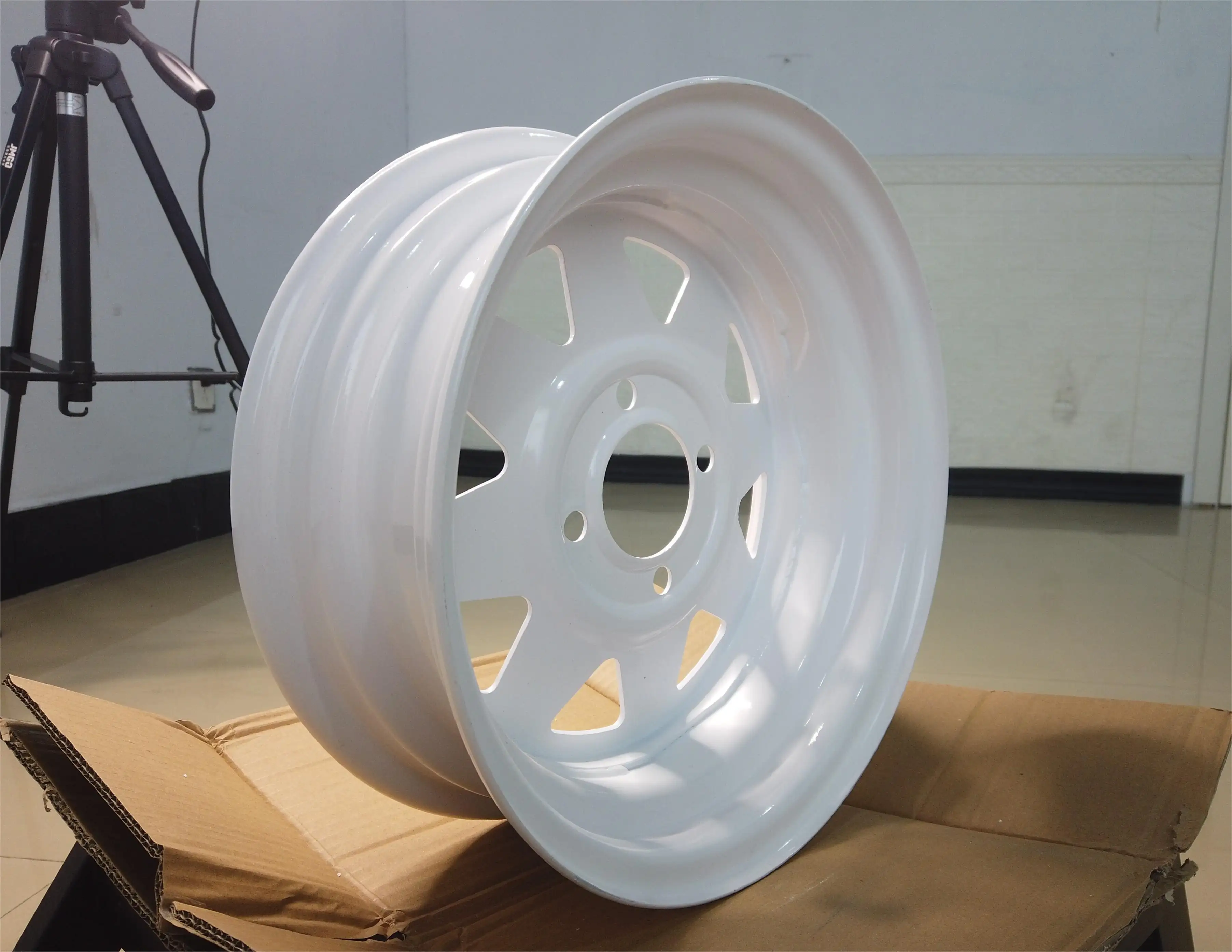 Wholesale Factory New Design 5x114.3 6x139.7 15 Inch Galvanized High Speed Trailer Steel Wheel Rims