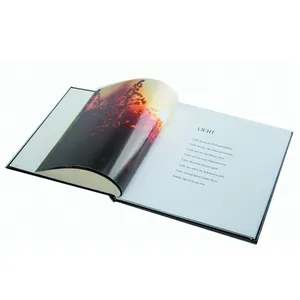 Meja Kopi Warna-warni Buku Foto Sampul Keras Cetak Buku Seni