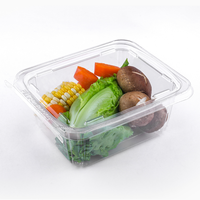 Récipient alimentaire de stockage en plastique personnalisé d'approvisionnement d'usine boîtes de fruits inviolables en plastique