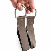 Poignées d'exercice robustes avec grip antidérapant gaufré pour bandes de résistance et machines à câbles