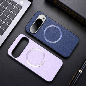 Nouvelle coque de protection magnétique en similicuir pour <span class=keywords><strong>Google</strong></span> Pixel 10 et 6/7/8 (modèle 2026) - Product Image 2