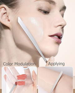 Stainless Steel Makeup Spatula Foundation Scraper Dual End Cosmetic Cream Tool for Nail Face Beauty - Product Image 5