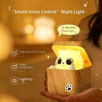 Adorable lampe de nuit LED rechargeable à détecteur de mouvement pour enfants, chambre à coucher, décoration de la maison