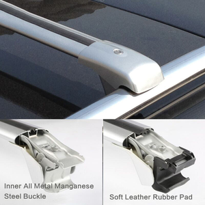 Barre Portatutto Universali in Alluminio di Qualità per <span class=keywords><strong>Tetto</strong></span> Auto, per <span class=keywords><strong>Volkswagen</strong></span> VW T-ROC 2018-2023 - Product Image 4