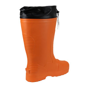 Stivali caldi EVA Rain Boots da uomo in cotone e pile con fodera in gomma leggera per la protezione del lavoro invernale - Product Image 4