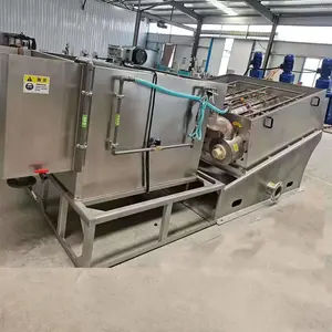 Susuzlaştırma vidası Presss atıksu arıtma tesisi çamur susuzlaştırma kurutucu makinesi
