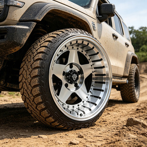 Jantes tout-terrain Flowtone 4x4 6x5.5 17x10 6x139.7/114.3 mm 5X130/127 Deep Dish pour Cruiser Prado - Product Image 5