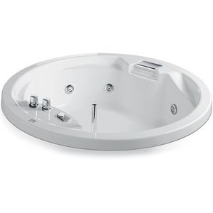 Bañera Hidromasaje Redonda Modelo Sally de 150 cm de Diámetro con Grifos Laterales - Product Image 1