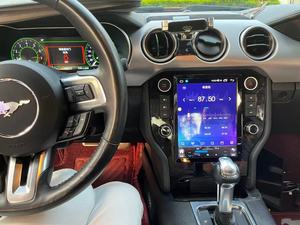 Radio con Pantalla Android Estilo Tesla para Coche, Reproductor de DVD con Navegación GPS y Transmisor FM, Estéreo Multimedia para Coche para <span class=keywords><strong>Ford</strong></span> <span class=keywords><strong>Mustang</strong></span> 2013-2018 - Product Image 4