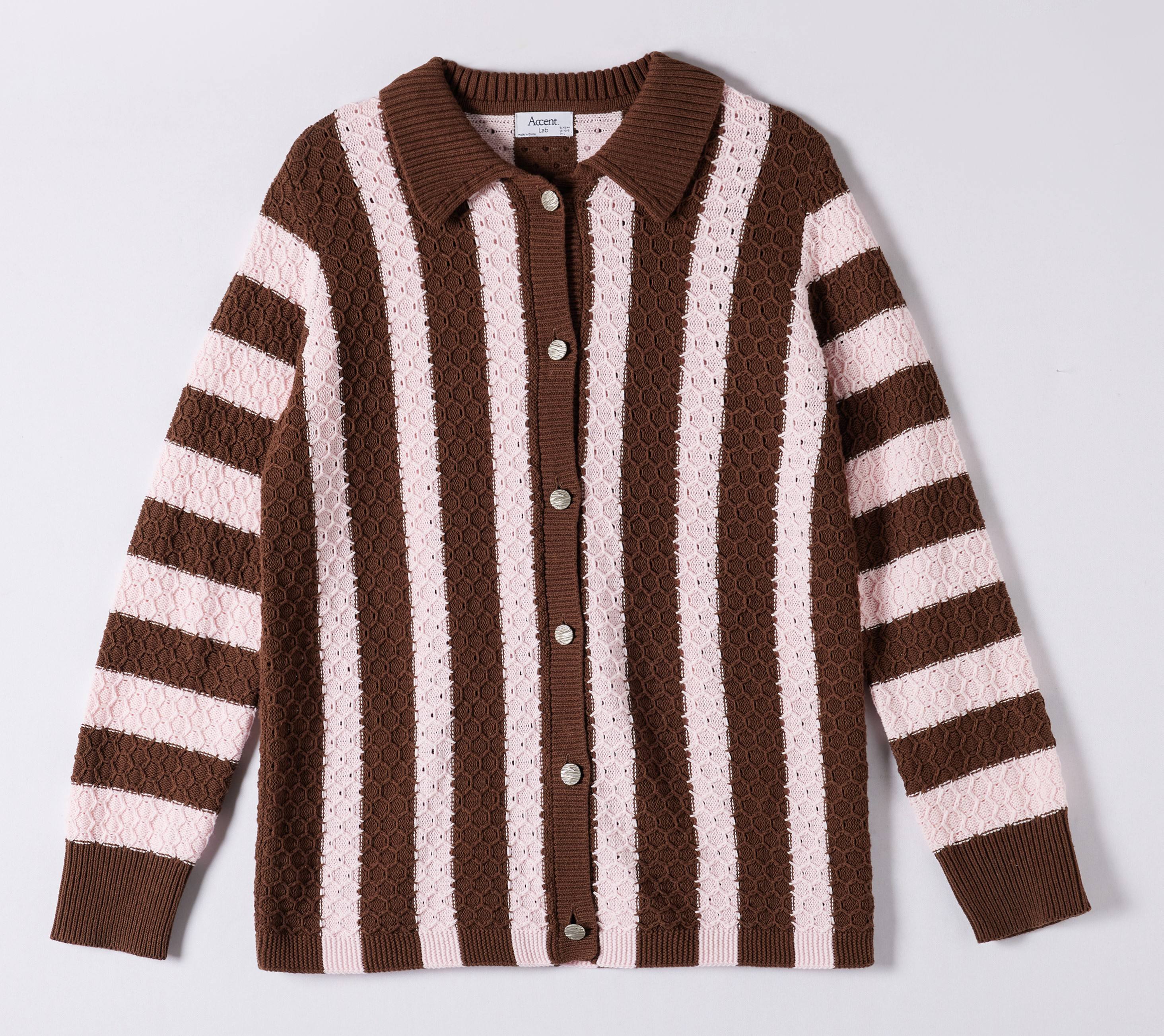 Brown / Pink Stripes