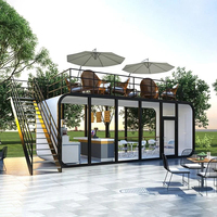 Nouvelle collection 2024 : Maison conteneur en acier extensible de 20 et 40 pieds, capsule de luxe pour hôtels