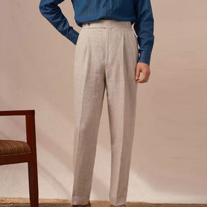 <span class=keywords><strong>Pantaloni</strong></span> Casual da <span class=keywords><strong>Uomo</strong></span> a Gamba Dritta per il Pendolarismo, <span class=keywords><strong>Pantaloni</strong></span> Formali Classici da <span class=keywords><strong>Uomo</strong></span>, <span class=keywords><strong>Pantaloni</strong></span> in Lino da <span class=keywords><strong>Uomo</strong></span>, Servizi di Produzione OEM - Product Image 2