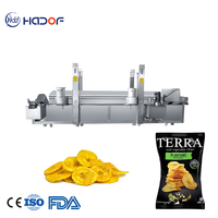 Automatische Doorlopende Transportband Falafel Fry Voedselverwerkende Lijn Donut Friteuse Weegbree Chips Schnitzel Frituur Machine