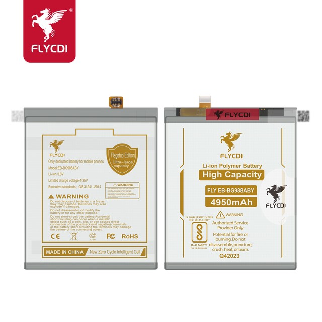 FLYCDI High Quality Digital Rechargeable 3850mAh Battery for S20 Ultra G988 EB-BG988ABY Mobile Phone in Stock