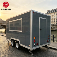 Camion de restauration Cogsun, camion de cuisine mobile, bar mobile, remorque de rue avec cuisine complète, foodtruck