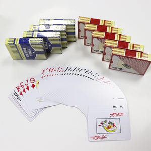 Cartes à jouer en PVC avec logo personnalisé de haute qualité Vente en gros Offre Spéciale <span class=keywords><strong>Poker</strong></span> avec boîte emballée en papier d'art - Product Image 5