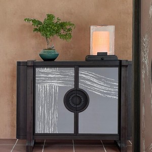 Lámpara de Pie de Vidrio Estilo Chino Jia Wenjun, Pantalla Beige, LED 220V, Lámpara para Recepción de Hotel - Product Image 4