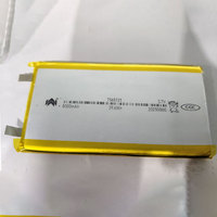 Batterie Li-Po 3,7 V 7565121 6000 mAh 7000 mAh 8000 mAh, cellule polymère au lithium pour batterie externe, tablette, électronique DIY