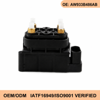Wanray pour Jaguar XJ X351 Bloc de soupape de suspension pneumatique AW933B486AB Solénoïde de nivellement de hauteur pneumatique