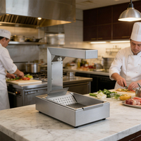 Station de maintien au chaud électrique commerciale In-Smart pour frites et chips, à poser sur comptoir ou en armoire, capacité de 100 plateaux/heure