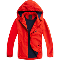 Veste coupe-vent pour enfants OEM, vêtements de sport pour filles et garçons, imperméable, respirante, fermeture éclair, personnalisable
