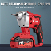 Vibrator Motor Brushless Baterai Lithium Listrik Red Shield