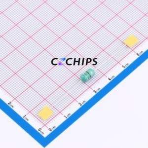 Inductor de Anillo de Color EC0510-681K / Componente de Orificio Pasante (THT), D5xL11mm 680uH 10% 120mA 6Ohm - Product Image 1