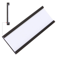 Étiquettes magnétiques pour boîtes à outils en gros, protecteurs en plastique, étiquettes d'étagère, supports d'étiquettes magnétiques en forme de C pour étagères et bacs