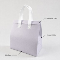 Sac isotherme jetable léger et écologique en non-tissé pour la conservation au froid du thé au lait, du café, et la livraison à emporter