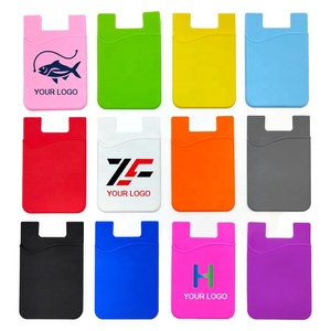 Étui de téléphone portable auto-adhésif avec logo personnalisé, porte-cartes, pochette, à coller sur la poche du téléphone portable - Product Image 2