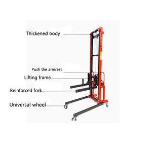 Máquina elevadora eléctrica pequeña de 200Kg para instalación de tubería contra incendios, Control remoto, polipasto de cuerda de alambre de <span class=keywords><strong>10M</strong></span>, apilador de elevación de tubería contra incendios - Product Image 5