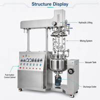 Homogénéisateur, machine de mélange, équipement de mélange, mélangeur de crème, machine de mélange industrielle, machine de fabrication de cosmétiques sous vide, mélangeur de crème