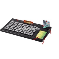 Teclado POS Inteligente Todo en Uno MKB78, Totalmente Programable, con Lector de Códigos de Barras NFC y Lector de Tarjetas MSR para Caja Registradora