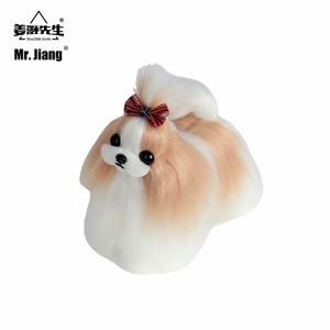 M. jiang Shih Tzu, Maltais, Yorkshire (perruque seulement sans modèle) Pratique de modélisation de beauté Chien standard Poils du corps entier - Product Image 5