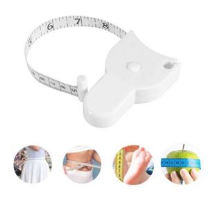 Cinta Métrica Retráctil de 4.5m, Mini Regla de Bolsillo para Medir Cintura, Brazo, Pecho, Cadera, Herramienta de Medición Corporal, de Poliéster - Product Image 3
