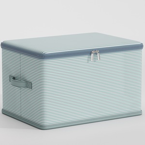 Quần Áo Quilt tổ chức vải quần áo container tủ quần áo nhà công suất lớn có thể gập lại grey lưu trữ hộp - Product Image 5