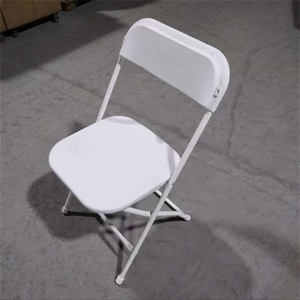 Chaise pliante en résine blanche de haute qualité, portable et pliable pour les événements de mariage, les fêtes de jardin, Wimbledon, vente en gros, matériau PP - Product Image 4