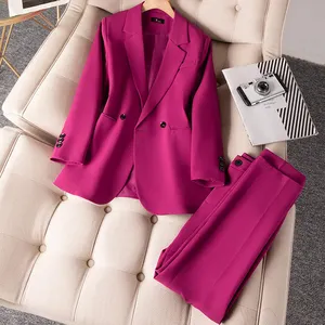 High Quality Office Women's Suit Workwear Customized Design Tuxedo Business Suits