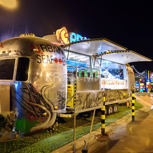 Camión de comida móvil totalmente equipado de China, remolque de comida estándar americano con carrito de comida móvil DOT a la venta en Europa - Product Image 5