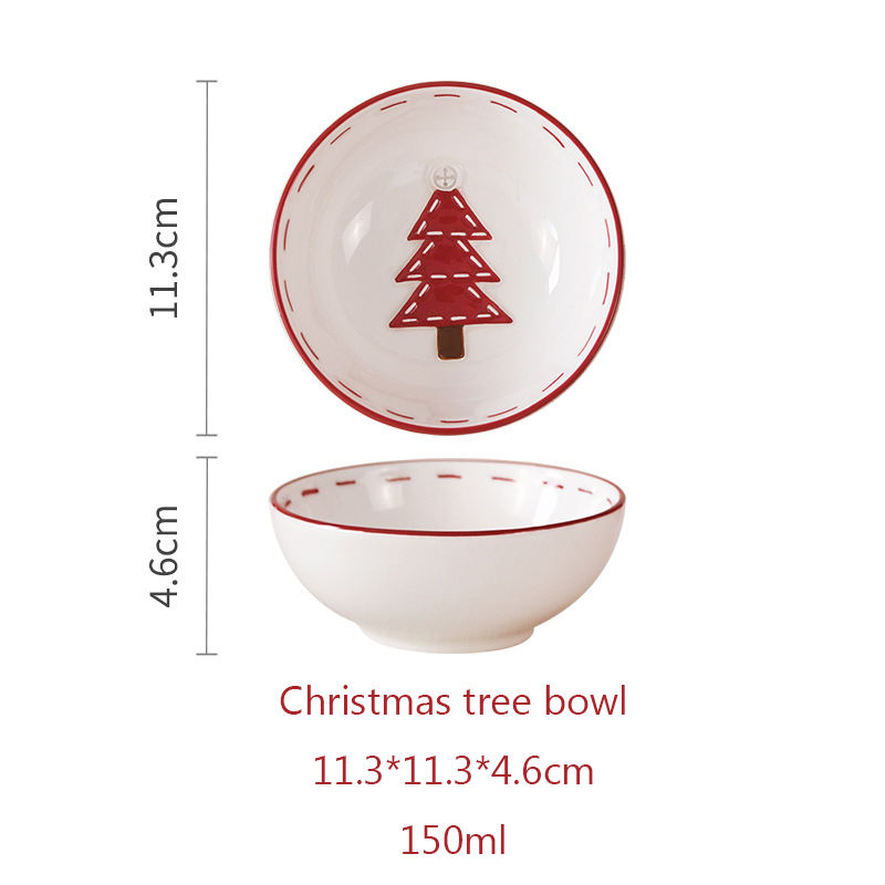 Christmas tree bowl