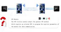 CC2500PA LNA IPEX Module de télécommande sans fil 2400MHZ 2.4Ghz 2.4G SPI 800m Module émetteur-récepteur à distance sans fil RF longue portée