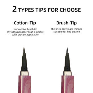 Crayon Eyeliner Liquide FEO 8 Couleurs Imperméable Facile à Porter Maquillage <span class=keywords><strong>Eye</strong></span> <span class=keywords><strong>Liner</strong></span> Mat Bleu Rose Vert Blanc Noir <span class=keywords><strong>Violet</strong></span> Jaune - Product Image 5