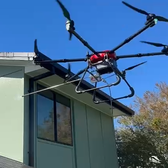 Professional Long Endurance Cleaning Drone With Stable Flight and Advanced Safety Features for Glass Wall and Exterior Cleaning