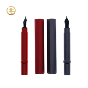 อลูมิเนียมอัลลอยด์โปรโมชั่นปากกา<span class=keywords><strong>2022</strong></span>ของขวัญสีแดงและสีฟ้าการประดิษฐ์ตัวอักษรน้ำพุปากกา - Product Image 1