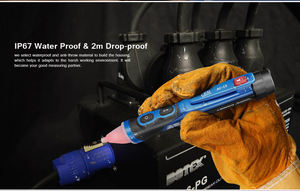 เครื่องทดสอบแรงดันไฟฟ้าแบบไม่สัมผัส CEM AC-15EX ATEX สำหรับ CATIV-1000V ระดับการป้องกันน้ำและฝุ่น IP67 ทนต่อการตกกระแทก 2 เมตร พร้อมเสียงและไฟเตือน รับประกัน 1 ปี - Product Image 4