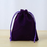 Sacs et pochettes en velours satiné avec cordon de serrage pour l'emballage de bijoux et le rangement d'accessoires (Homme)