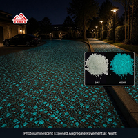 Photolumineszente Leuchtflakes UV-Beständig Wasserdicht Langlebig Leuchtende Körner für Epoxidbodenbeschichtung Sichtbeton