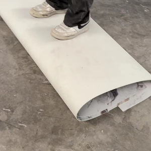 Lámina de PVC de Alto Brillo con Aspecto de Mármol, 1220x2440mm, Panel de Pared con Protección UV para Decoración de Interiores, Estilo <span class=keywords><strong>Español</strong></span> - Product Image 3